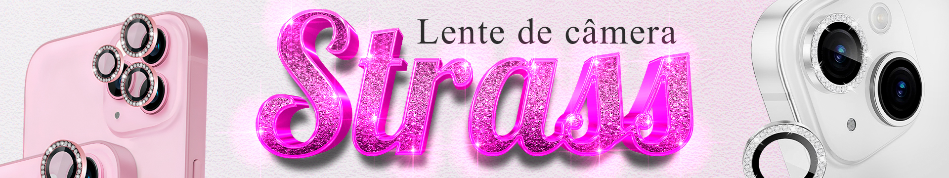 Lente de camera strass