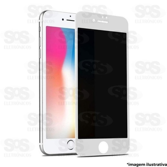 Película De Privacidade 3D Branca Iphone 7G/8G