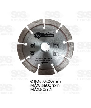 Disco De Serra Segmentado 110mmx20x16mm TRY-9630
