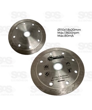 Disco De Serra Liso 110mmx20x16mm TRY-9640