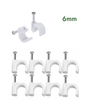 Fixa Cabo 6 mm Embalagem Com 100 Unidades