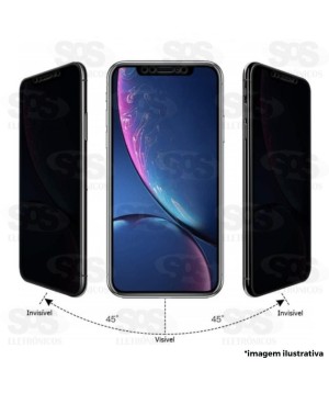 Película De Privacidade 3D Preta Iphone 13 Mini