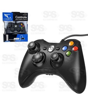 Controle Com Fio Xbox 360 Caerus CRS-GM08