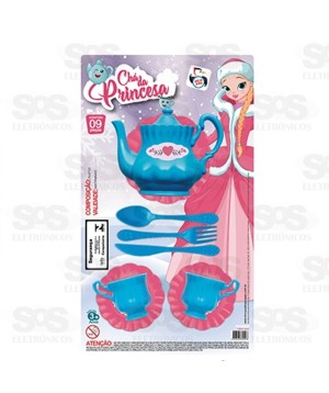 Kit Chá Da Princesa Com 9 Peças 748