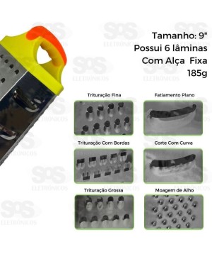 Ralador De Legumes 9 Polegadas Caerus CRS-9078
