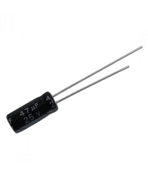 Capacitor Eletrolítico 47uf 25v 5x11 105° Com 10 Unidades