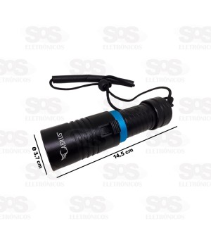 Lanterna Tática de Led Recarregável Caerus CRS-9856