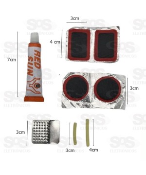 Kit Reparo Remendo Para Pneus Troya Tools 6036