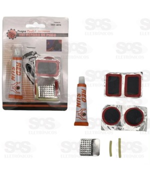 Kit Reparo Remendo Para Pneus Troya Tools 6036
