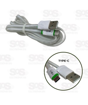 Cabo Type C 2 Metros 2.4A Emborrachado Inova CBO-6005