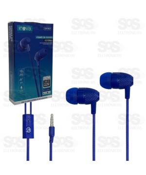 Fone De Ouvido Estéreo Com Microfone Inova FON-9827