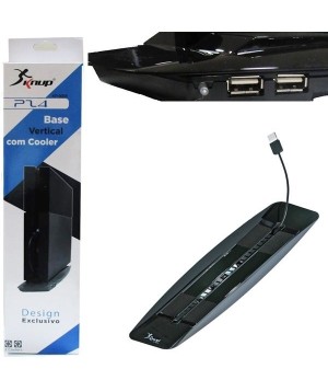 Cooler Para PS4 Vertical Com 2 Portas USB KNUP K9-9008