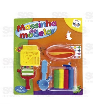 Kit Massinha De Modelar 20g Cada Modelo 3 PI 3236