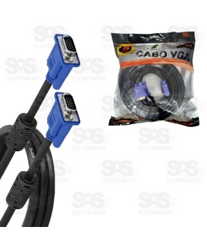 Cabo VGA 20 Metros X-Cell XC-VGA-20