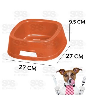 Comedouro Quadrado Para Animais N°4