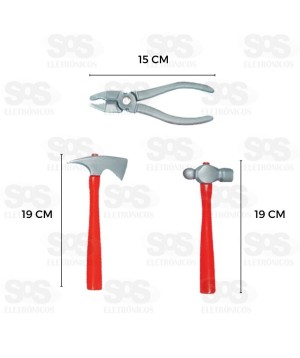 Conjunto Oficina Junior 3 Peças Pica Pau 324