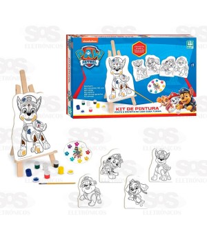 Kit Pintura Patrulha Canina 13 Peças Nig Brinquedos 0680