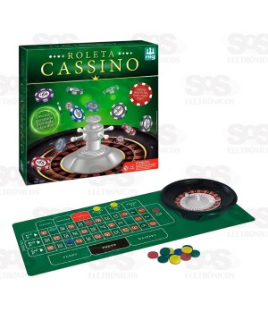 Roleta Cassino 40 Fichas Nig Brinquedos 0201