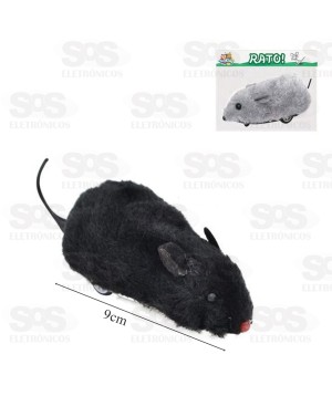 Rato De Fricção Pelúcia Toy King 1156