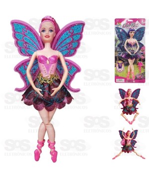 Boneca Fada Bailarina Articulada Toy King 1806