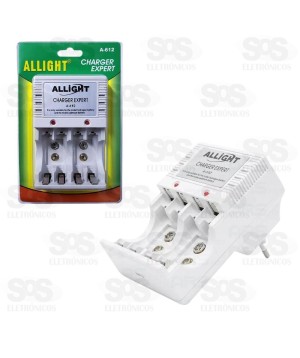 Carregador Para Pilha E Bateria Universal AA AAA 9V Allight