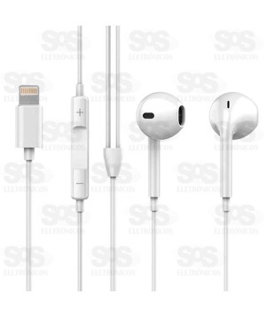 Fone De Ouvido Com Fio E Microfone Para Iphone Lightning A-908-5G