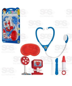 Kit Médico De Brinquedo 7 Peças Toy King 1029