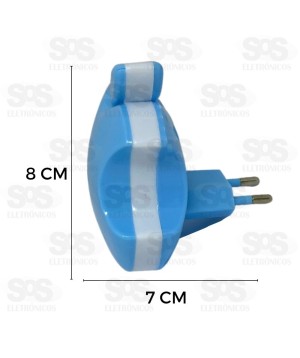 Luz Noturna Formato Maça Bivolt Caerus CRS-4395