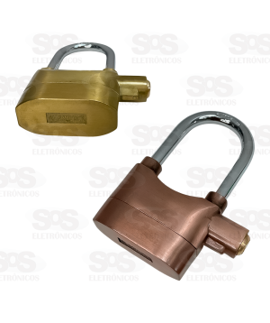 Cadeado Com Alarme 110DBA Troya Tools TRY-6076