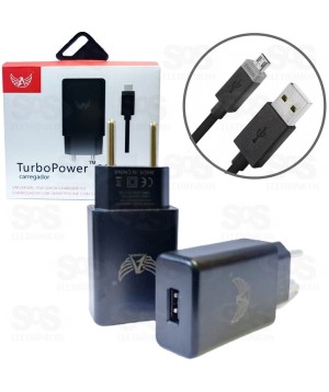 Carregador Turbo Power Micro Usb V8 Altomex AL-7081-V8