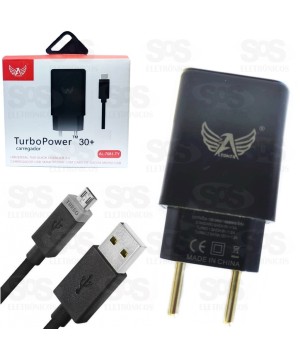 Carregador Turbo Power Micro Usb V8 Altomex AL-7081-V8