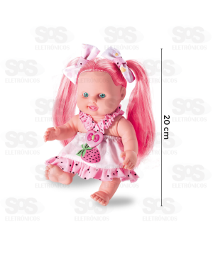 Boneca Lindinha Colors Com 2 Lacinhos Cheirinho 525