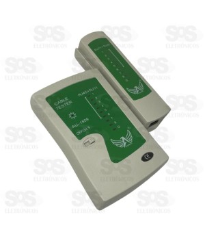 Testador De Cabo de Rede RJ45 e RJ11 Altomex AU-1809