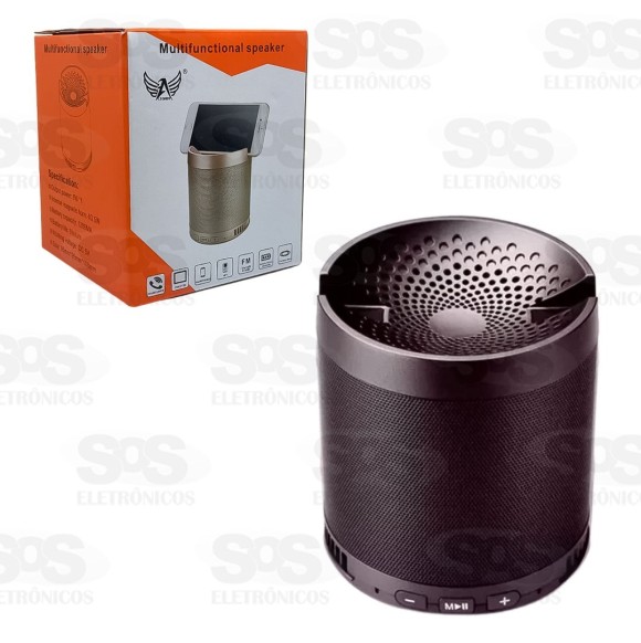 Mini Caixa de Som Bluetooth Com Suporte Altomex HF-Q3