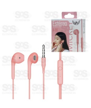 Fone Com Microfone Estéreo Macaron A-09