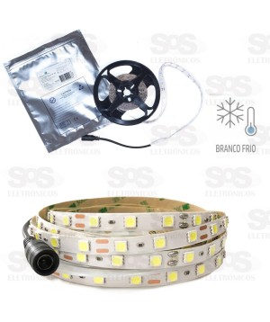 Fita de Led Branco Frio Com 5 Metros Para Área Interno 3528-W Md-6066-20