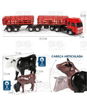 Caminhão Bitrem Boiadeiro Poliplac 98003