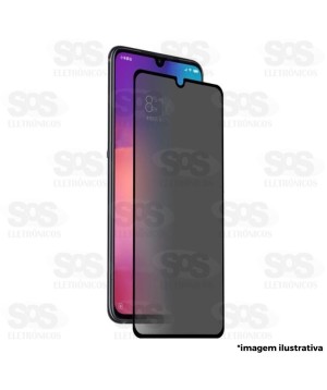 Película De Privacidade 3D Preta Motorola E30/E40