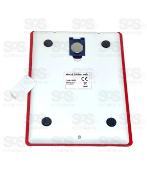 Balança Digital De Vidro Até 5 Quilos Colorida KE-S