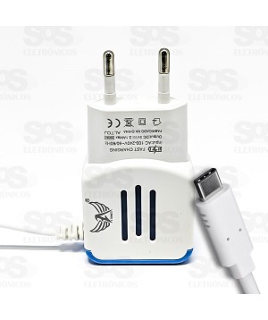 Carregador Type-C 2 USB 3.6A Altomex AL-9013-TY