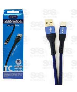 Cabo Type-C 2 Metro 3.4A Inova CBO-7559