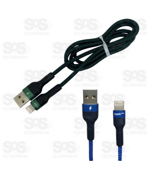 Cabo De Nylon Iphone 2 Metros 3.4A Bazik Prime CBO-7569