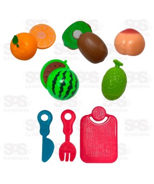 Kit Cozinha Frutas Toy King TK-AB2870