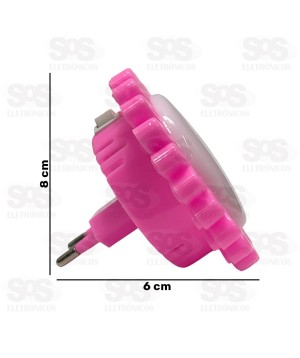 Luz Noturna Flor 1W Caerus CRS-4250