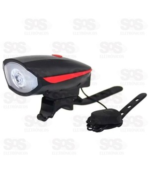 Luz De Bicicleta Para Bike Com Alto-Falante Caerus CRS-BK03