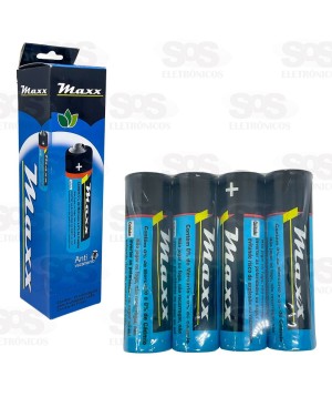 Pilha AA Embalagem Com 60 Unidades Maxx R6P