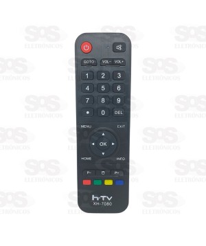 Controle Remoto Receptor HTV 3 / 5 / 6 XH 7080
