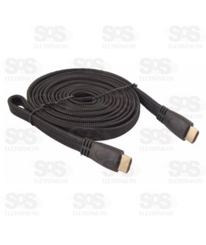 Cabo HDMI x HDMI 5 Metros Blindado Maxmidia