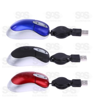 Mini Mouse Óptico USB Retrátil Altomex AG-610