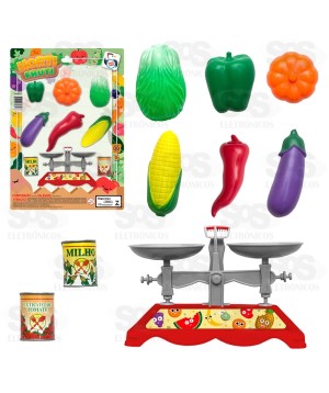 Kit Hortifruti 9 Peças Pica Pau 847